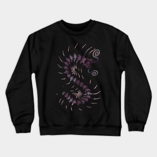 Black and Pink Centipede Crewneck Sweatshirt